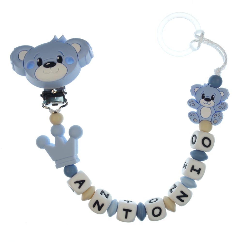 Catenella portaciuccio personalizzata — esempio reale (Antonio)