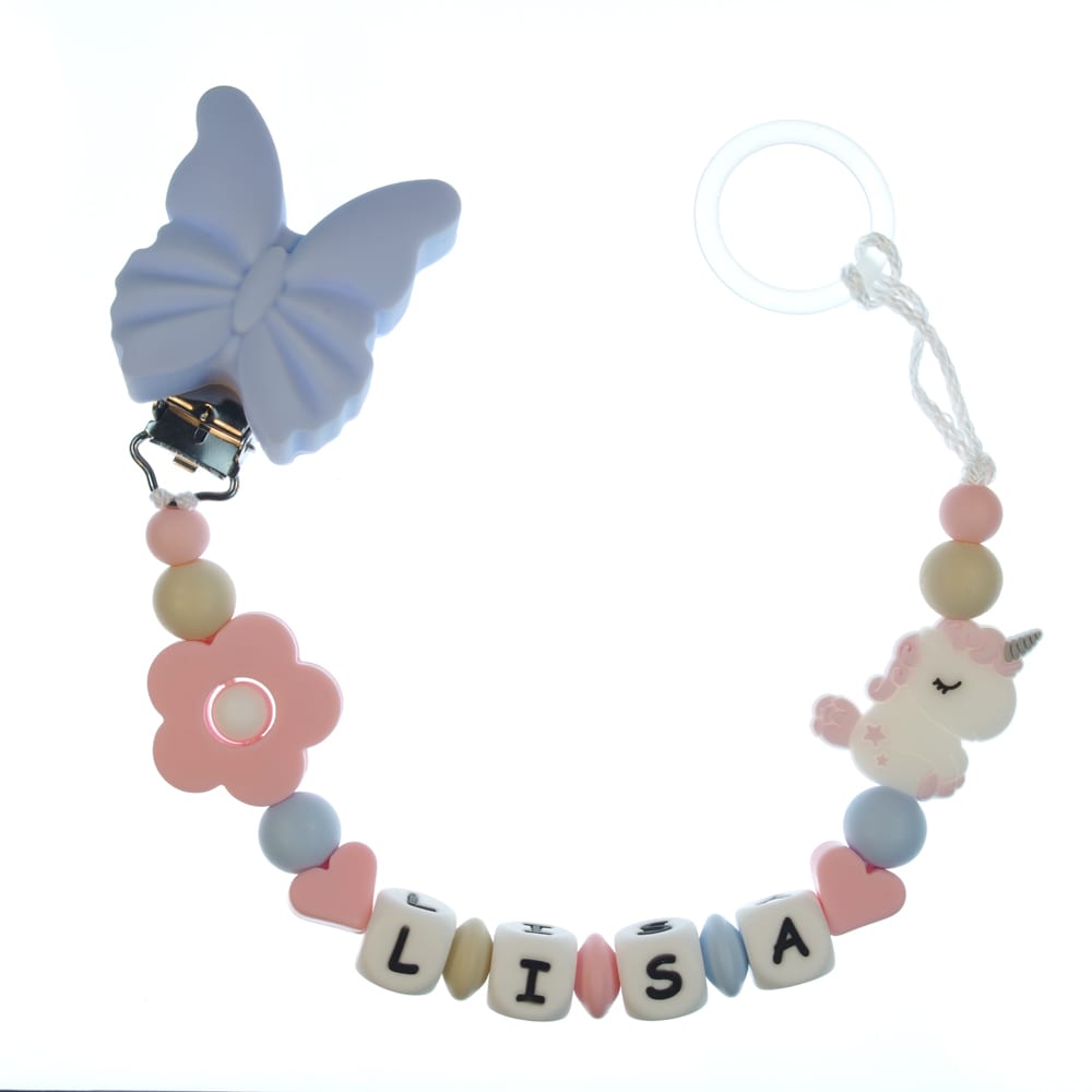 Catenella portaciuccio personalizzata — esempio reale (Lisa)