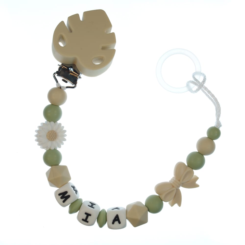 Catenella portaciuccio personalizzata — esempio reale (Mia)