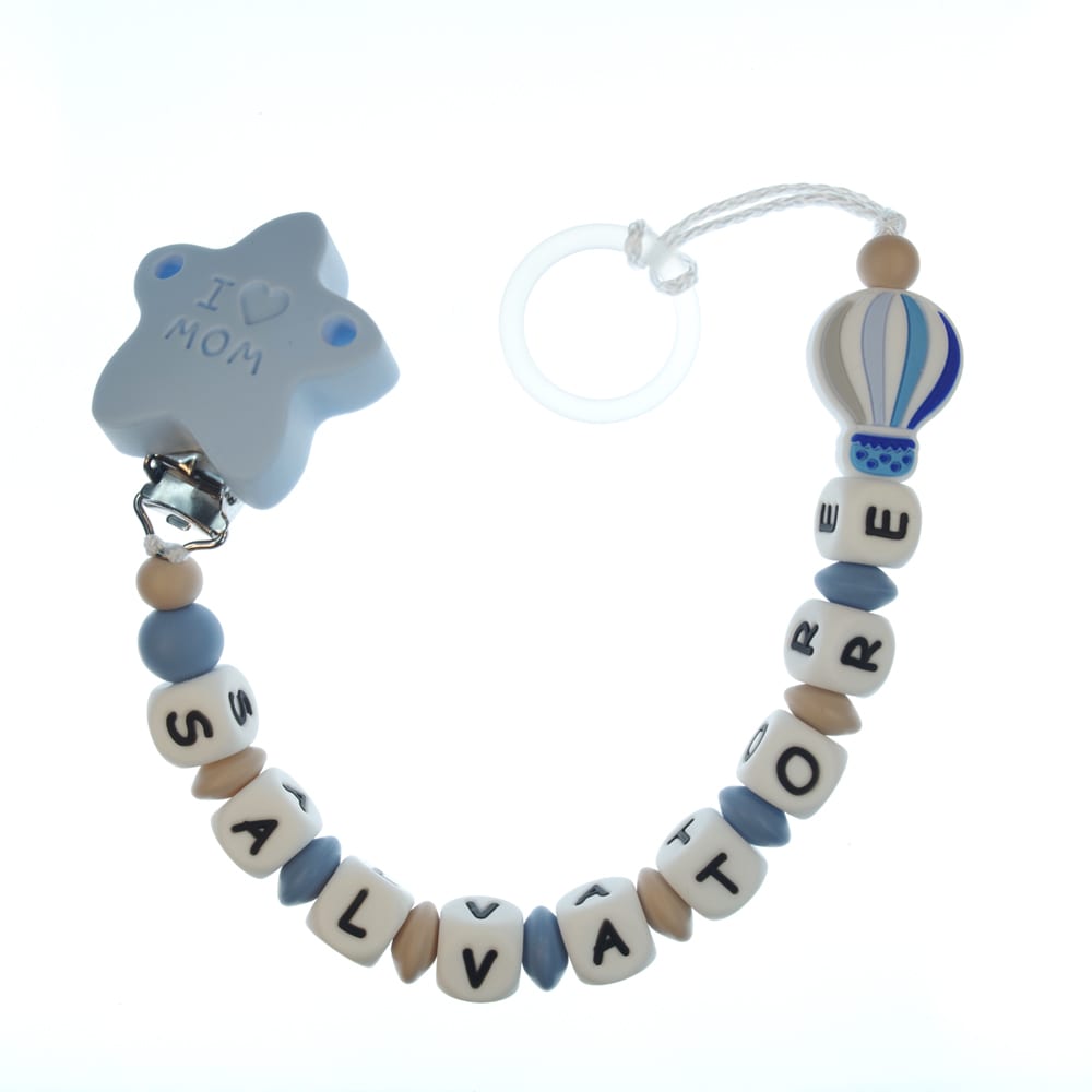 Catenella portaciuccio personalizzata — esempio reale (Salvatore)