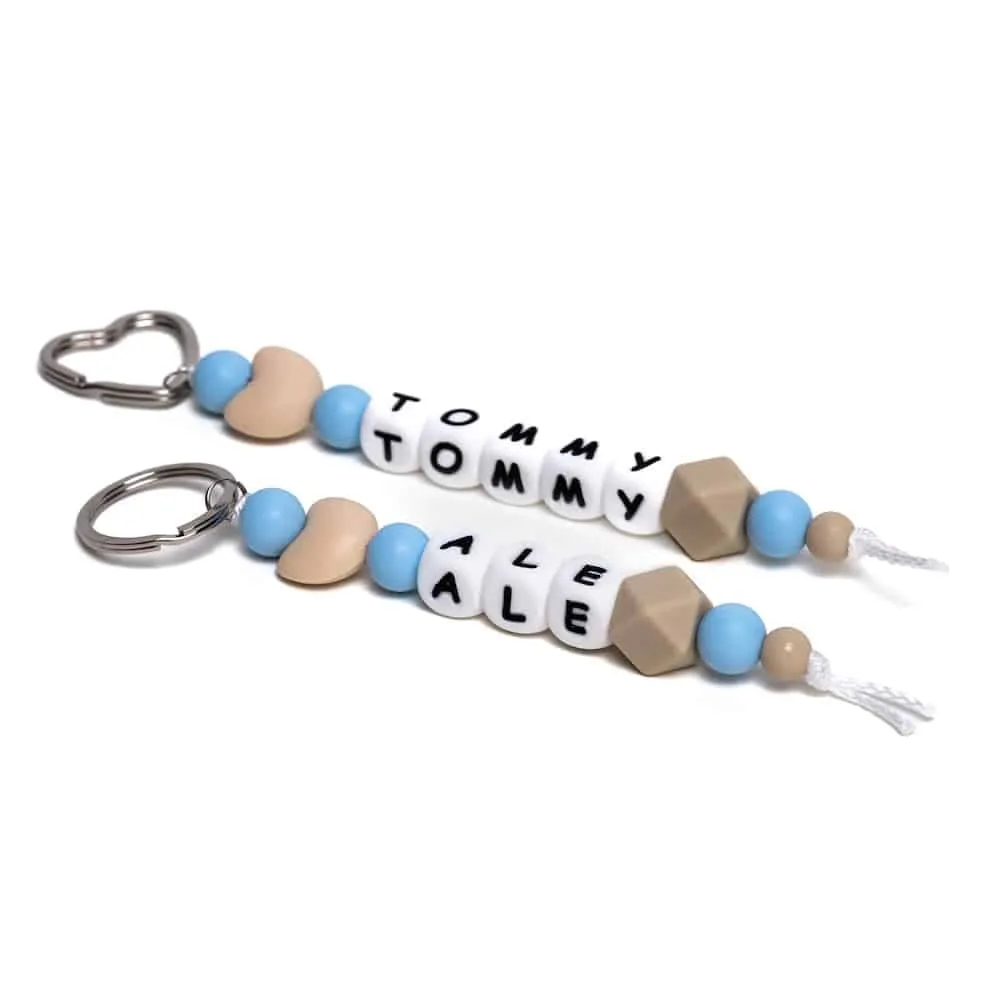 Portachiavi con nome personalizzato