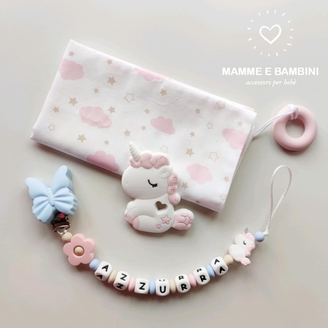 Set nascita personalizzato — esempio reale (Azzurra)