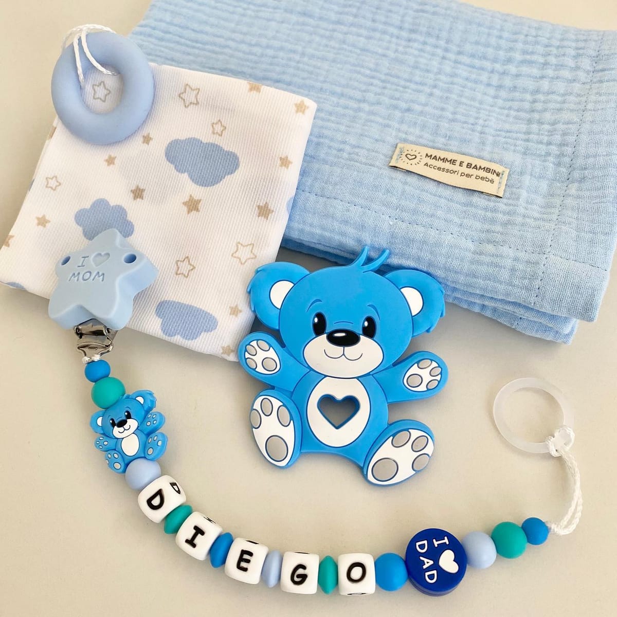 Set nascita personalizzato — esempio reale (Diego)