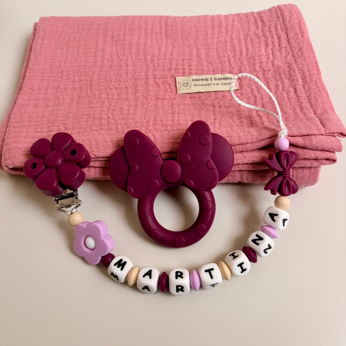 Set nascita personalizzato con il nome Martina