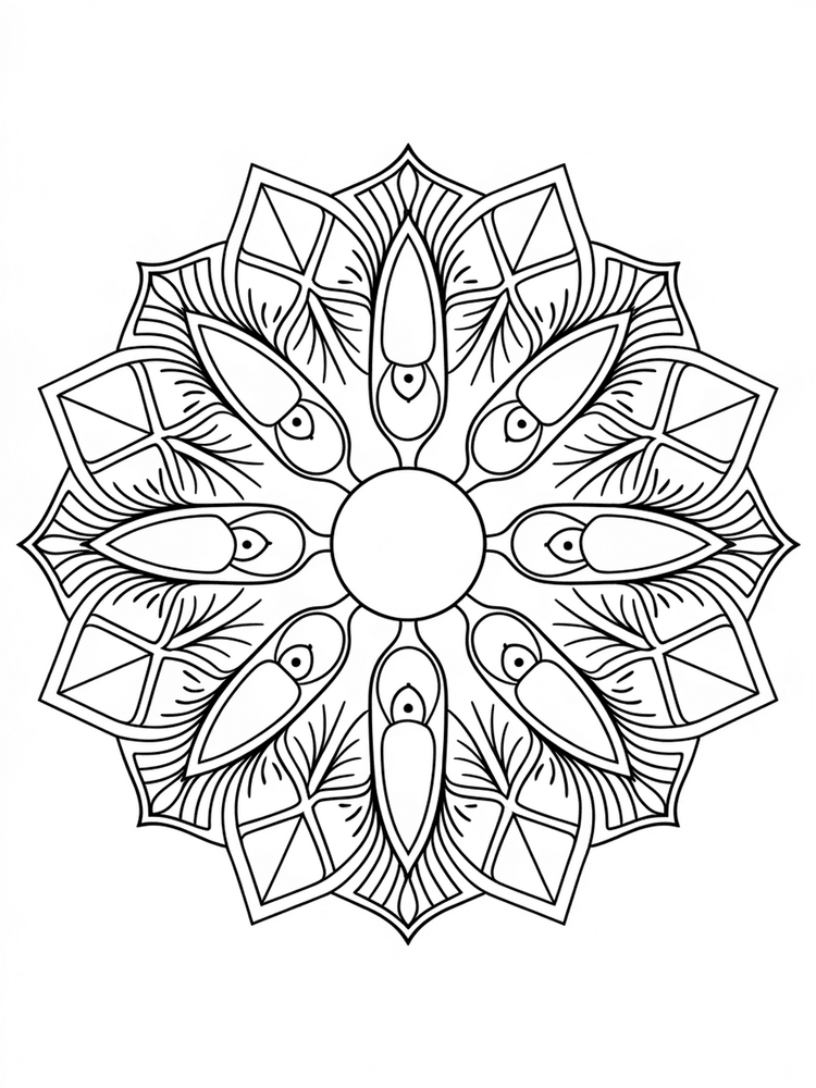 Mandala dei gufi