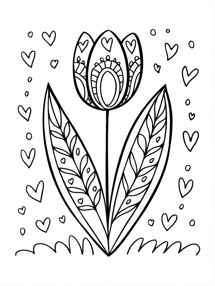 Tulipano di primavera